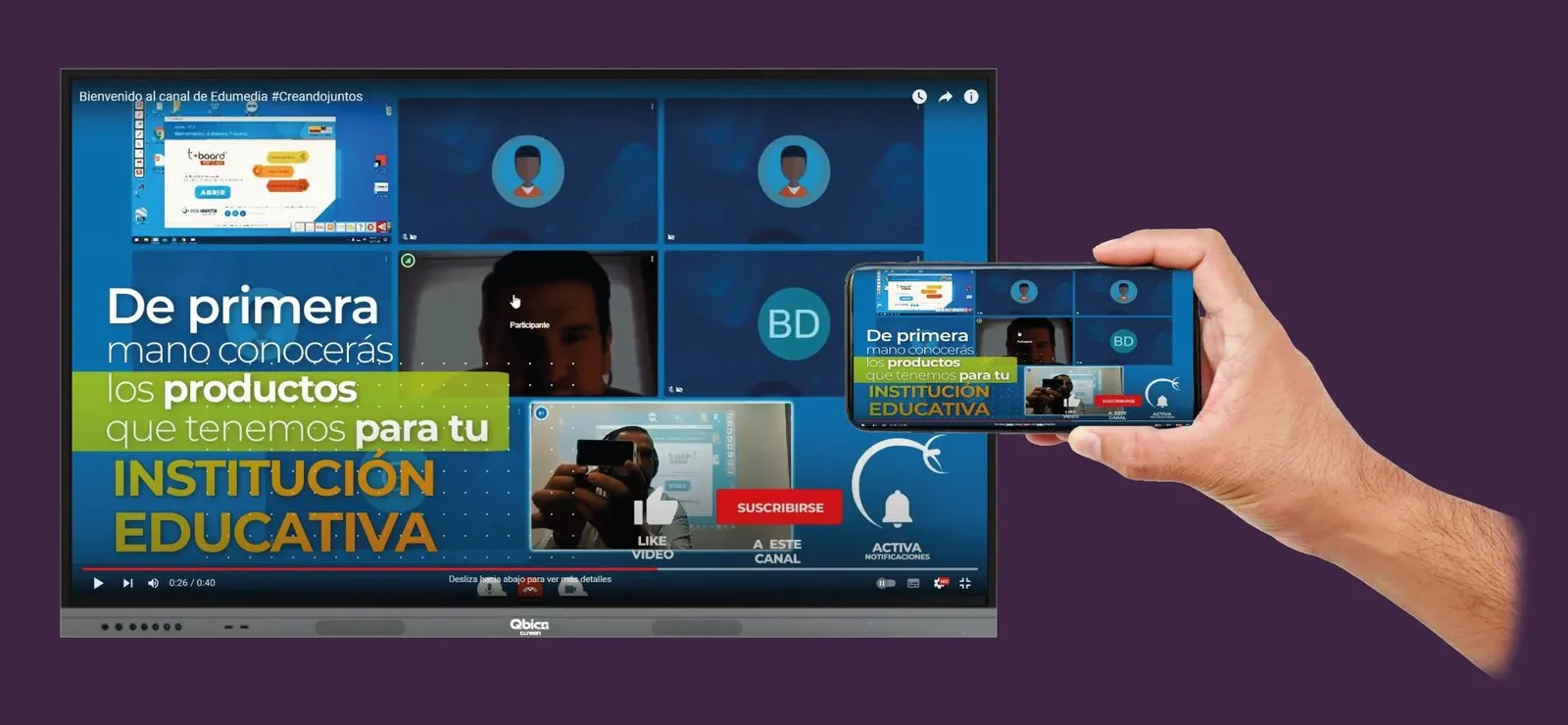 Conexión inalámbrica a la pantalla