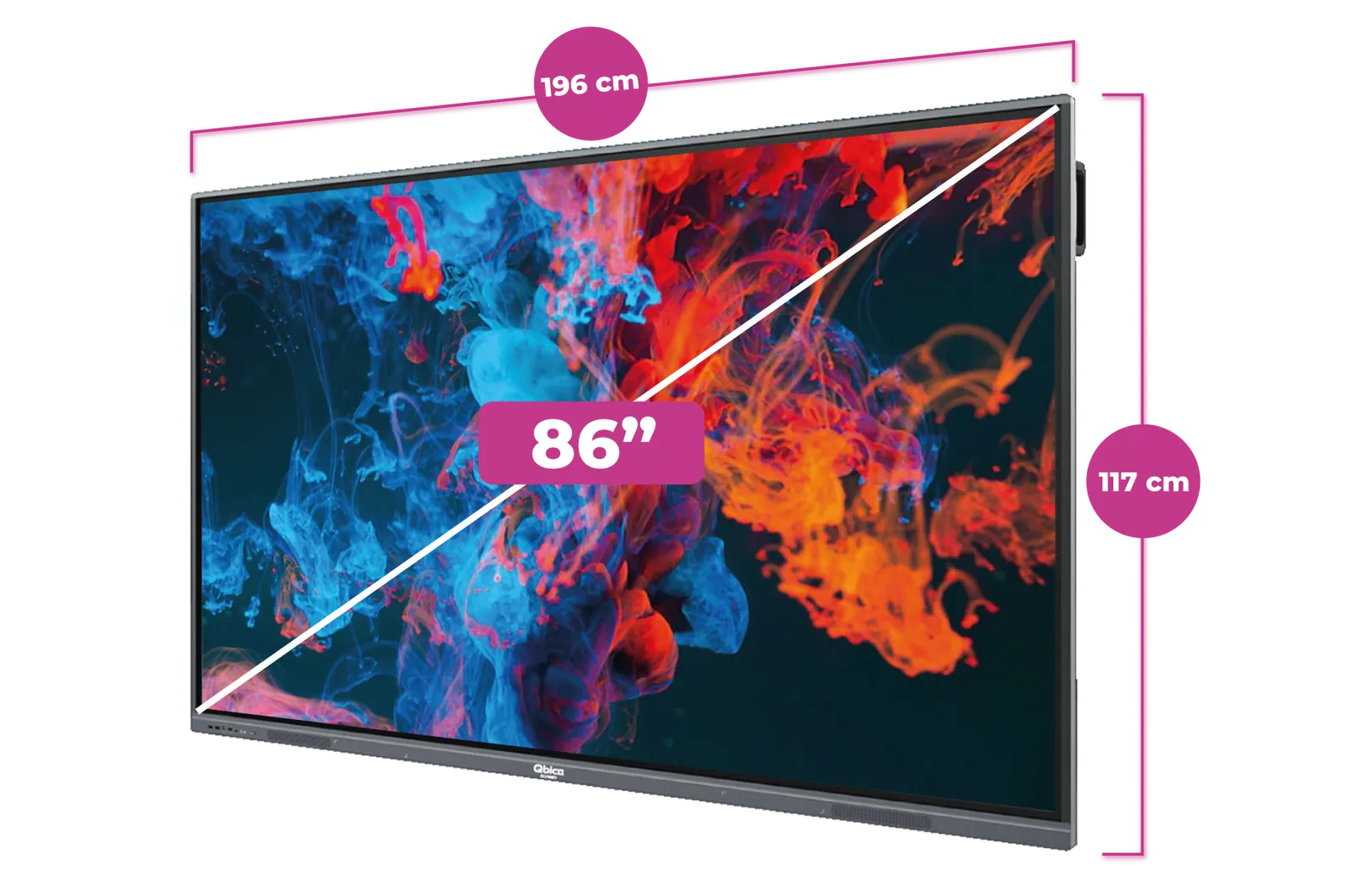 Pantalla 86" para empresas